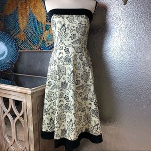 White House Black Market black and beige dress!